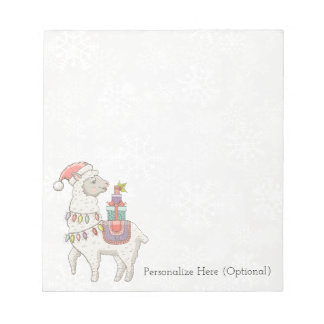 Kerstllama Notitieblok