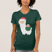 Kerstllama T-shirt (Voorkant)
