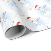 Kerstllamas cadeaupapier (Rol Hoek)