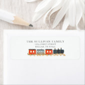 Kerstlocomotieven met retournering etiket (Insitu)