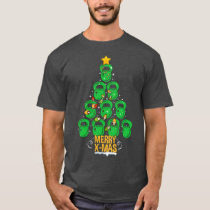 Kerstloopbaan Funny Xmas Gym Training 1 T-shirt