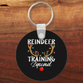 Kerstloopbaantrainingspad T Sleutelhanger (Voorkant)