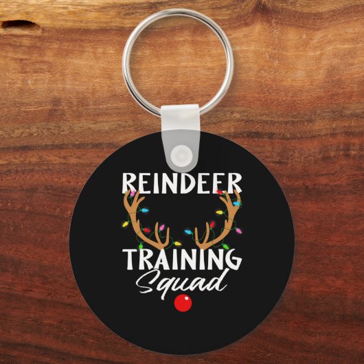 Kerstloopbaantrainingspad T Sleutelhanger (Voorkant)