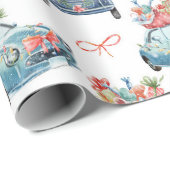 Kerstlooppapier voor kerstkaartjes cadeaupapier (Rol Hoek)