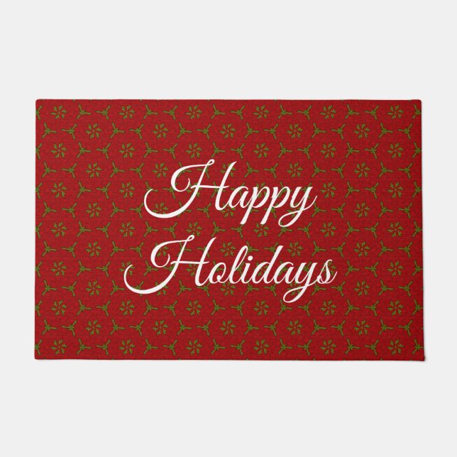 Kerstlooppatroon Deurmat (Voorkant)