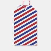 Kerstluchtpost met Santa Gift-Label Cadeaulabel (Achterkant)