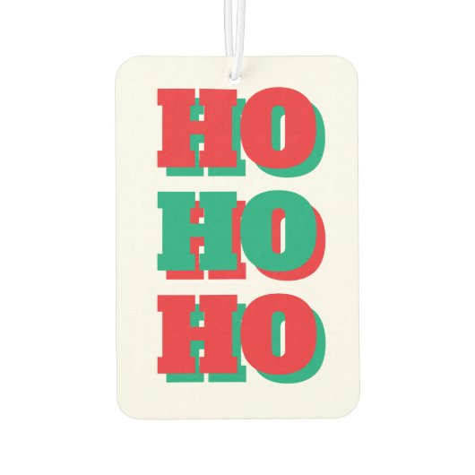 Kerstluchtverfrisser Luchtverfrisser (Achterkant)