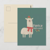 Kerstlui Pun: vlooien Navidad Briefkaart (Voorkant / Achterkant)