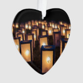 Kerstluiers 's nachts ornament (voorkant)