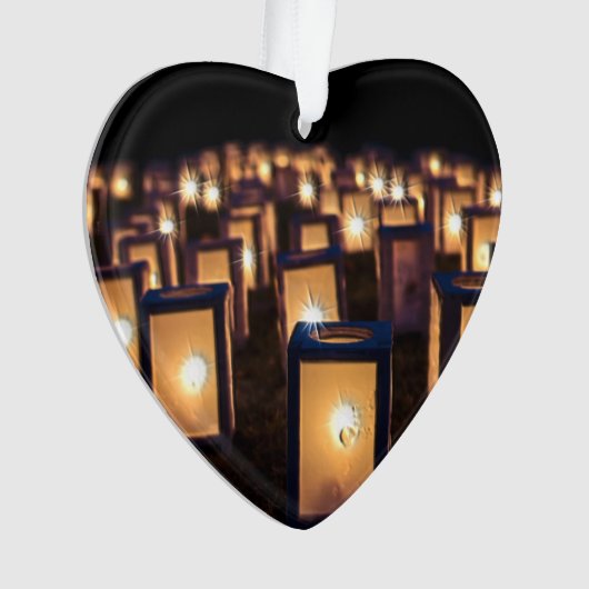 Kerstluiers 's nachts ornament (voorkant)