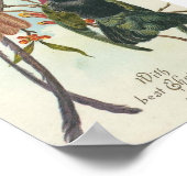 kerstluivogels poster (Hoek)