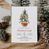 kerstlunchparty kaart