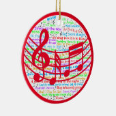 KerstLyric Keramisch Ornament (Rechts)