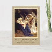  kerstmaagd Mary Baby Jezus Feestdagen Kaart (Voorkant)