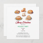 Kerstmaal Aquarel Kaart (Voorkant / Achterkant)