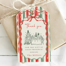 Kerstmaaltijd met vintage streepboog