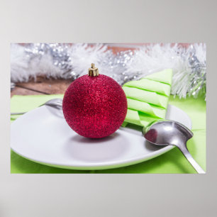 Kerstmaaltijd Poster