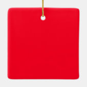 Kerstmaan plezier keramisch ornament (Achterkant)