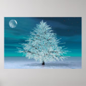 Kerstmaanlicht Poster (Voorkant)