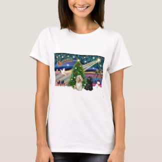 Kerstmagie-Cocker Paar T-shirt