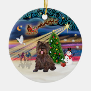 Kerstmagie - Gevlekte Cairn Terrier #18 Keramisch Ornament