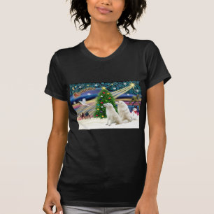 Kerstmagie Kuvasz (twee) T-shirt