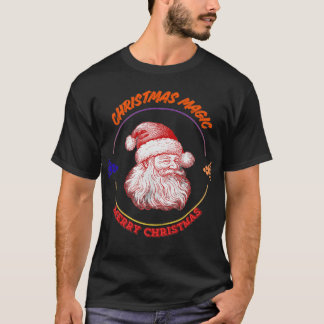 Kerstmagie – Vintage Kerstman Festieve Feestdagen T-shirt