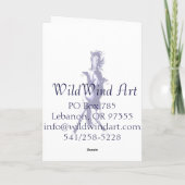 Kerstmagisch Feestdagen Kaart (Achterkant)