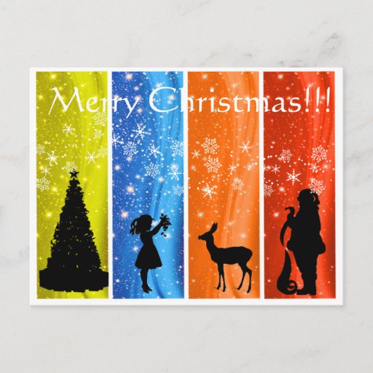 Kerstmagisch Feestdagenkaart (Voorkant)