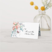 Kerstmagisch | Waterverf Poinsettia Wedding (Achterkant)