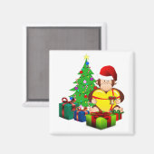 kerstmagneet magneet (Voorkant / Achterkant)