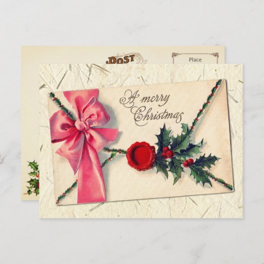 Kerstmail! Feestdagenkaart (Voorkant / Achterkant)