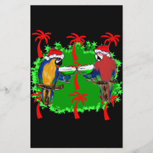 KERSTMALPARAKIETEN BRIEFPAPIER