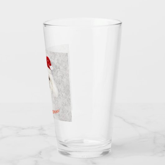 KerstMaltese puppy Glas (Links)