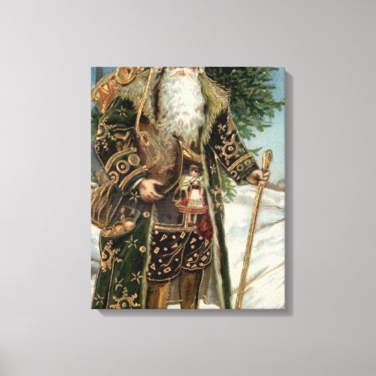 kerstman 3 canvas afdruk (Voorkant)