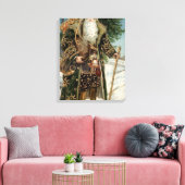 kerstman 3 canvas afdruk (Insitu (Woonkamer))