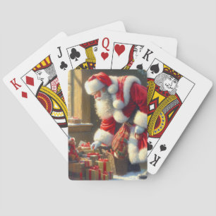 Kerstman 3 pokerkaarten