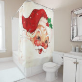  Kerstman 4 Douchegordijn (In situ)