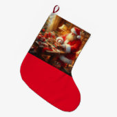 Kerstman 4 grote kerstsok (Voorkant (Hangend))