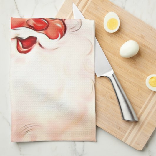 Kerstman 4 Theedoek (Quarter Fold)