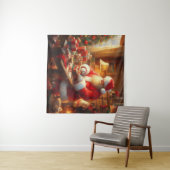 Kerstman 4 wandkleed (In Situ (horizontaal))