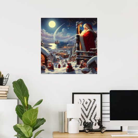 Kerstman 5 poster (Thuiskantoor)