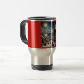 Kerstman 5 reisbeker (Voorkant links)