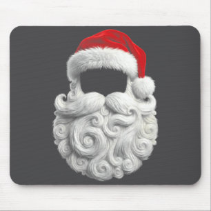 Kerstman 67 6 7 Zes Zeven Baard Cool Realistisch Muismat
