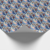 Kerstman 6 cadeaupapier (Hoek)