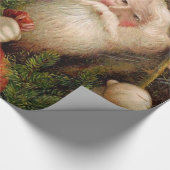  kerstman 8 cadeaupapier (Hoek)