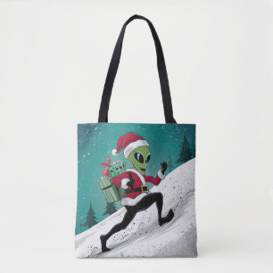 Kerstman Alien Draagtas