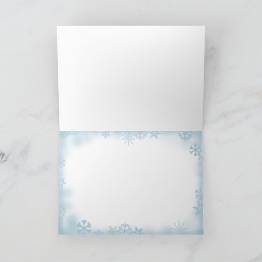 KERSTMAN, AR & RENDIER DOOR SHARON SHARPE FEESTDAGEN KAART (Binnen)