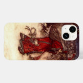 Kerstman Arthur Rackham Case-Mate iPhone Case (Achterkant (horizontaal))