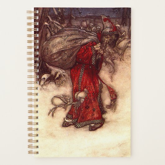 Kerstman Arthur Rackham Planner (Voorkant)